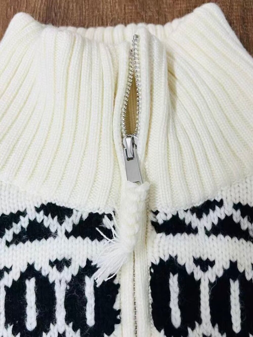 Polo Ralph Lauren Bear Quarter Zip Sweater - Picture 3 of 7